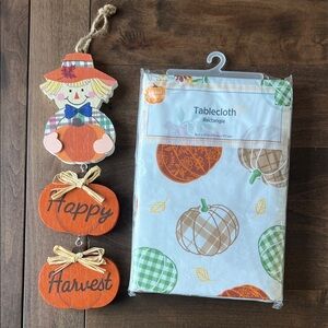 Autumn Pumpkin Tablecloth